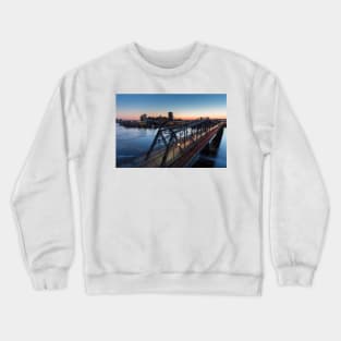 Alexandra Bridge over the Ottawa river Crewneck Sweatshirt